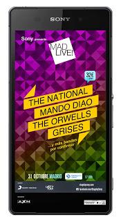 MAD Live! by Sony: The National, Mando Diao, The Orwells, Grises...