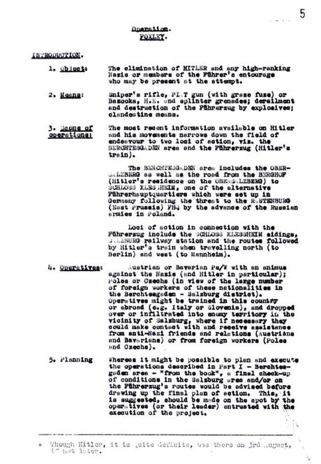 La Operación Foxley La Operación Foxley