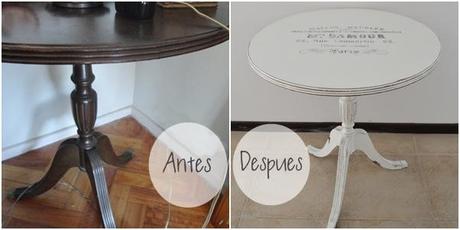 Mesa redonda y blanca Mesa redonda y blanca