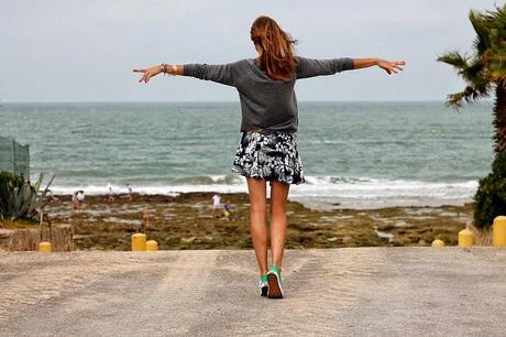 Sudadera y mini con Vans Sudadera y mini con Vans