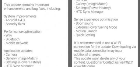 El HTC One M8 recibe Android 4.4.3 KitKat