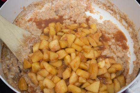 Puding de pomelo, plátano y manzana a la canela Puding de pomelo, plátano y manzana a la canela