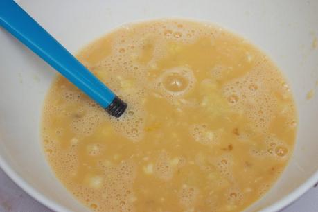 Puding de pomelo, plátano y manzana a la canela Puding de pomelo, plátano y manzana a la canela