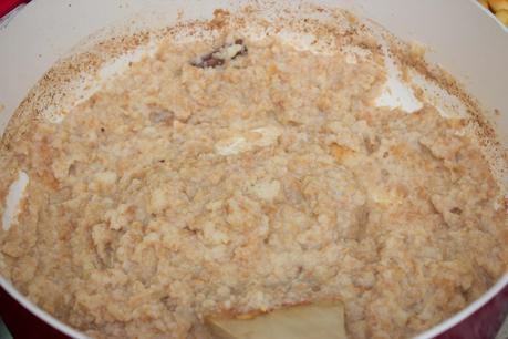 Puding de pomelo, plátano y manzana a la canela Puding de pomelo, plátano y manzana a la canela