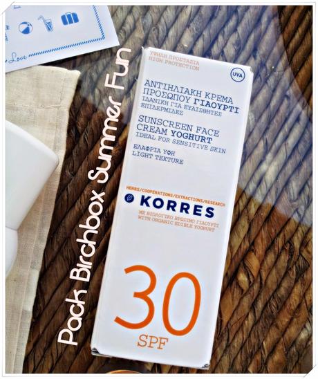 Korres Solar Yogur Rostro Korres Solar Yogur Rostro