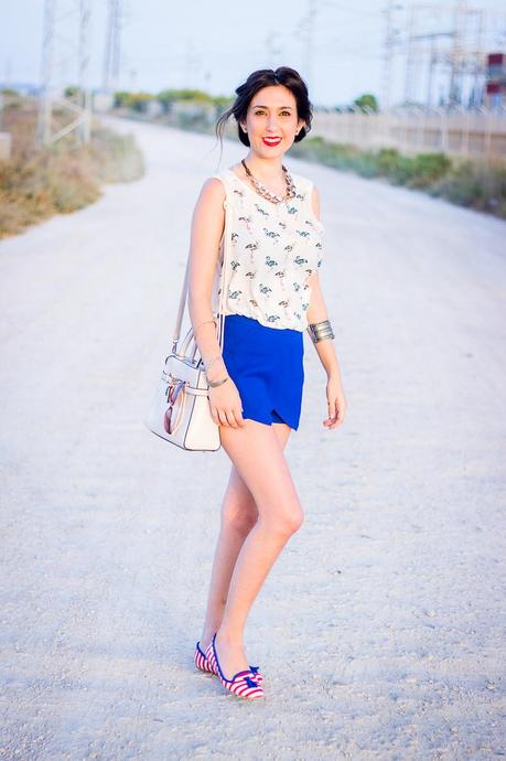 Flamingo And Stripes Flamingo And Stripes