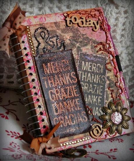 Libreta Typography para Arte Scrap Libreta Typography para Arte Scrap