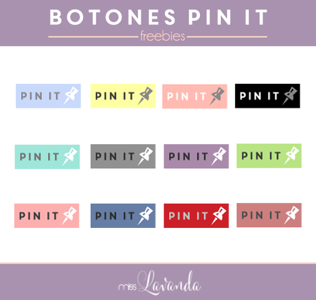 Botones Pin it! descargar gratis botones pinterest