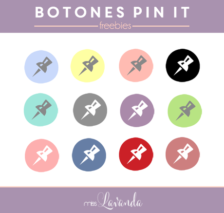 Botones Pin it! botones compartir en pinterest