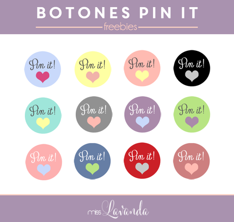 Botones Pin it! descarga gratuita botones pin it