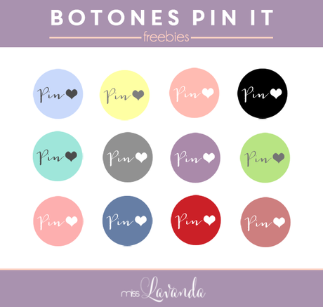 Botones de Pin it! freebies botones pint it descarga gratis