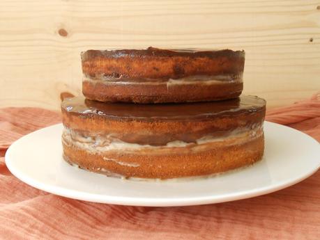 Boston cream naked cake Boston cream naked cake