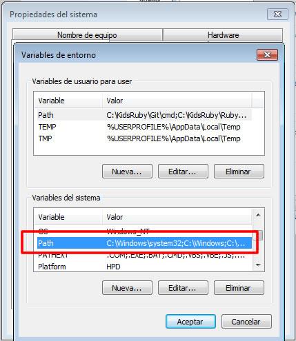 ¿Cómo modificar las variables de entorno para que JAVA funcione correctamente? java_variablesentorno2