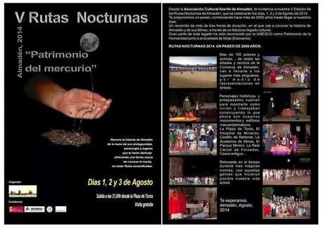 Hoy comienzan las V Rutas Nocturnas Almadén