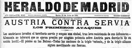 Madrid, últimos días del mes de Julio de 1914