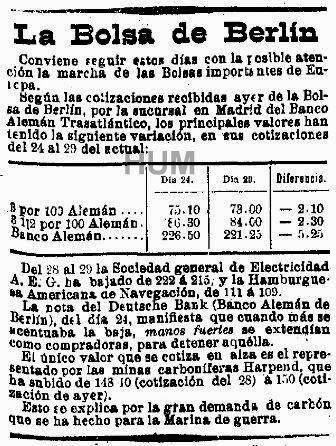 Madrid, últimos días del mes de Julio de 1914