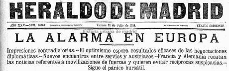 Madrid, últimos días del mes de Julio de 1914