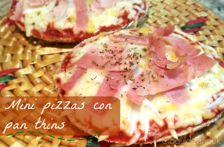 Receta: Mini pizzas con pan Thins