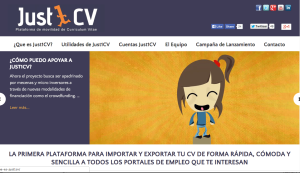 Para solucionar un problema habitual en la búsqueda de empleo: Just1CV Captura de pantalla 2014-06-22 a la(s) 22.24.59