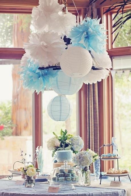 Inspiración Deco + Video DIY Pompones de papel y Guirnalda pompon