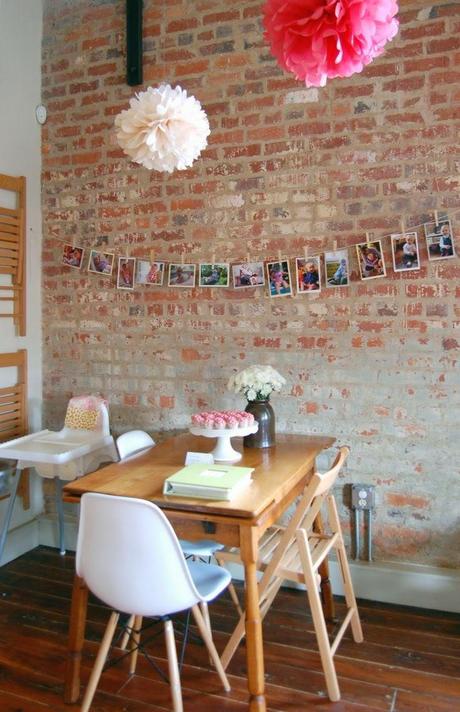 Inspiración Deco + Video DIY Pompones de papel y Guirnalda pompon