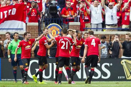 Manchester United venció 3-1 al Real Madrid por la Guinness Cup