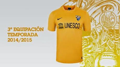 Tercera equipación del Málaga 2014 - 2015