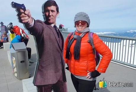 James Bond en el Schilthorn Homenaje a James Bond en el Piz Gloria