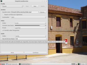 simple screen recorder, grabar el escritorio en ubuntu ssr3