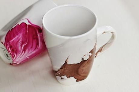 DIY: decora tus tazas blancas