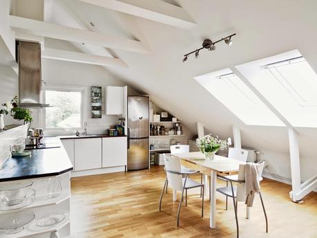 Un ático con luz natural Un ático con luz natural