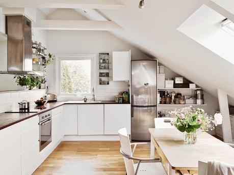 Un ático con luz natural Un ático con luz natural