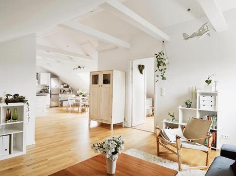 Un ático con luz natural Un ático con luz natural