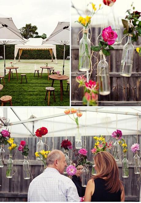 DECORAR UNA BODA CON FLORES RECICLANDO BOTELLAS DE VIDRIO DECORAR UNA BODA CON FLORES RECICLANDO BOTELLAS DE VIDRIO