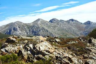 Teverga, ascensión al pico Ferreirúa, vista de los Huertos del Diablo