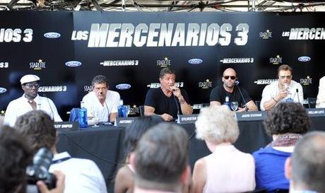 Antonio Banderas Sylvester Stallone Jason Statham Mercenarios 3 Marbella