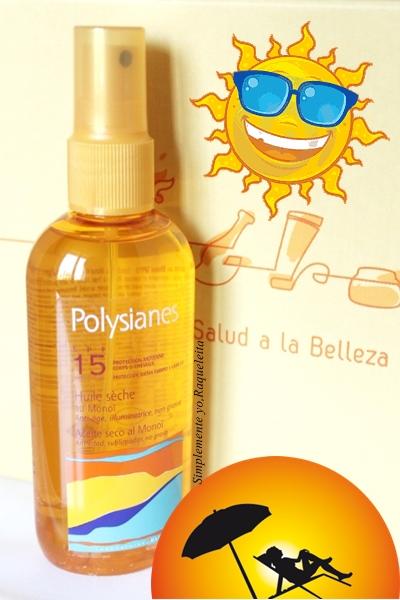 Aceite Seco SPF15 Polysianes de Klorane Protección para la Piel, Brillo para el Cabello Aceite Seco SPF15 Polysianes de Klorane Protección para la Piel, Brillo para el Cabello