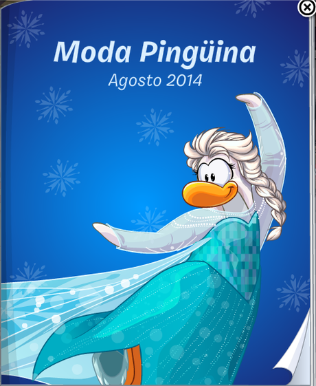 portada agosto 2014 club penguin Trucos del Catalogo de Moda Pinguina  Agosto 2014