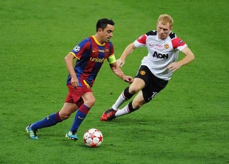 Xavi lamenta nunca haber jugado con su ídolo: Paul Scholes Xavi lamenta nunca haber jugado con su ídolo: Paul Scholes