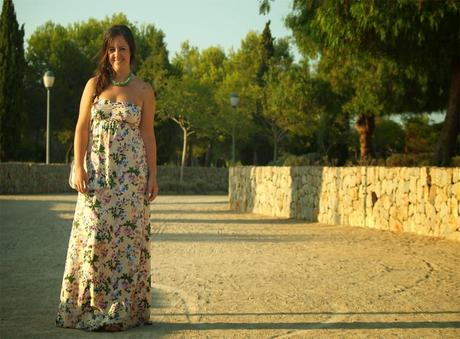 Flowered long dress Flowered long dress