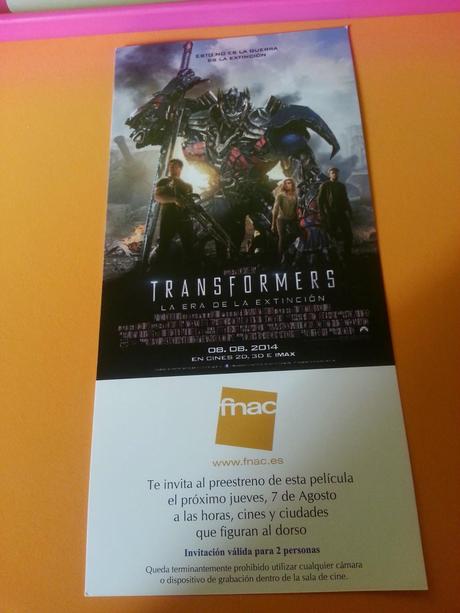 [Pelicula] Transformers: La Era de la Extincion