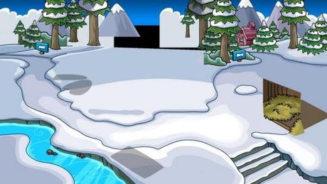 bosquecongelado1 Frozen Club Penguin Takeover: ¡Nuevos Adelantos! Agosto 2014