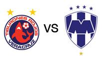 Seguir en vivo Veracruz vs Rayados Monterrey Futbol mexicano
