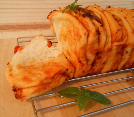 Pull apart bread de sobrasada y miel Pull apart bread de sobrasada y miel