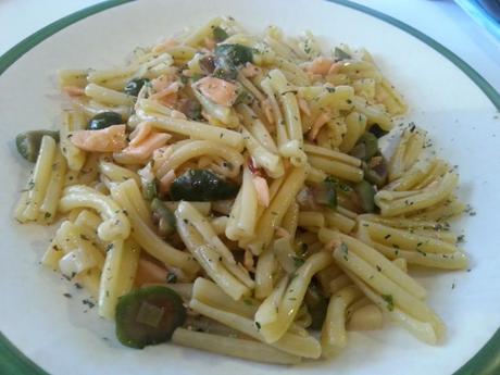 Casarecce salmón y aceitunas – Casarecce salmone e olive casareccesalmoneolive3