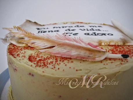 RED VELVET CON GANACHÉ DE CHOCOLATE BLANCO RED VELVET CON GANACHÉ DE CHOCOLATE BLANCO