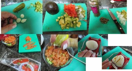 TINTO DE VERANO, CON TARTAR DE SALMÓN NORUEGO TINTO DE VERANO, CON TARTAR DE SALMÓN NORUEGO