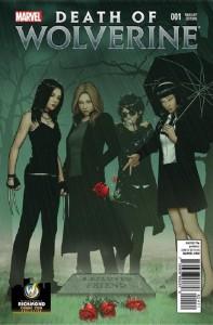 Portada de John Tyler Christopher para Death of Wolverine Nº 1 exclusiva de la Wizard World Death of Wolverine Nº 1