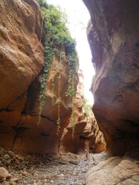 Las gargantas del río Arous cerca de Agouti. Marruecos