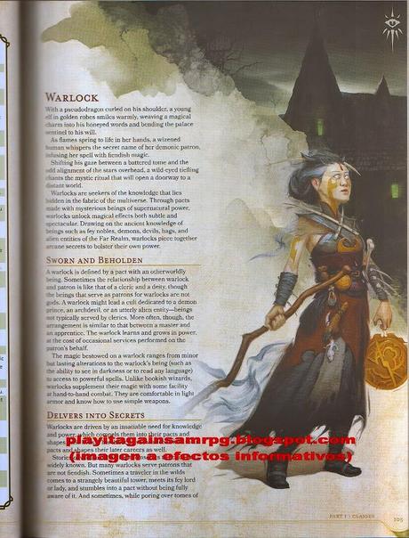 Primeras imagenes del Player's Handbook de D&D 5ª Primeras imagenes del Player's Handbook de D&D 5ª
